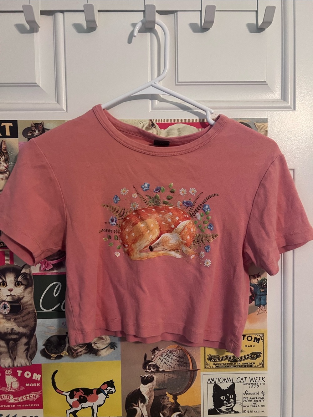 Urban outfitters graphic crop top